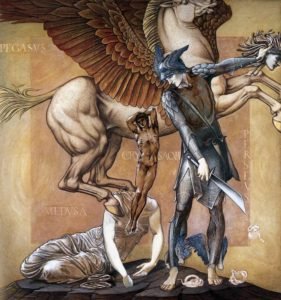 O nascimento de Crisaor e Pegasus