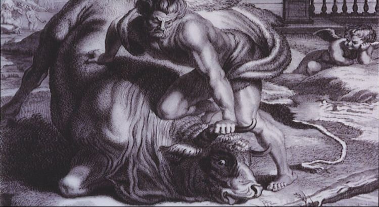 Hércules captura o Touro de Creta